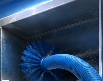 Cleaned AC duct opening after HILLS duct cleaning service in Dubai